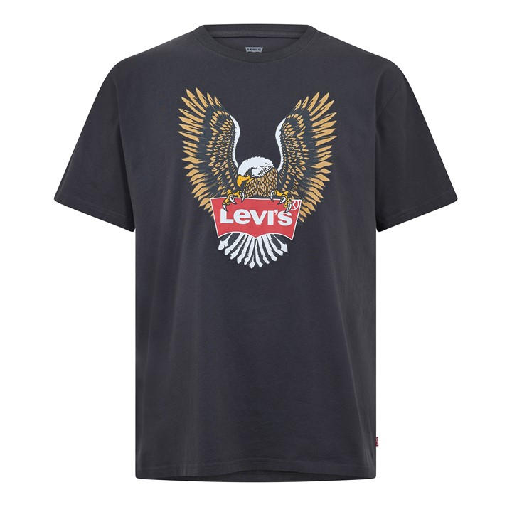 Levis Men's Grey Icon T-Shirt in Size XL, Sports Direct