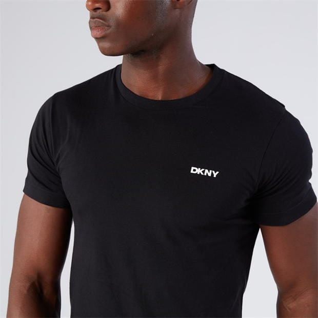 3pk Black - DKNY - DKNY Mens 3 Pack Short Sleeve T-Shirts Giants