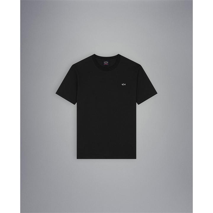 Paul And Shark Men's Black Regular Fit Badge T-Shirt in Size M, Sports Direct