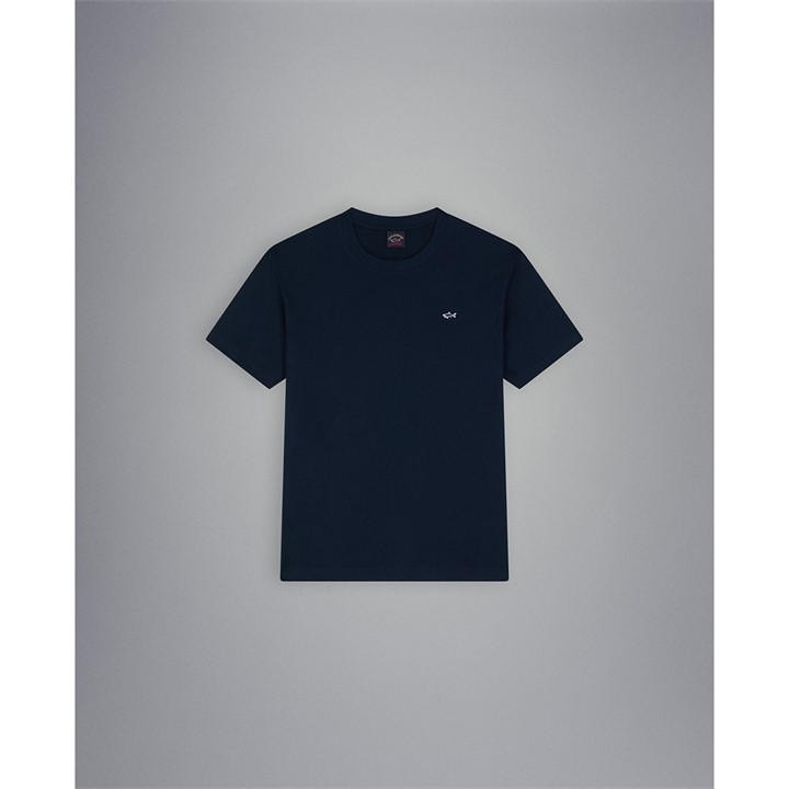 Paul And Shark Men's Blue Regular Fit Badge T-Shirt in Size M, Sports Direct