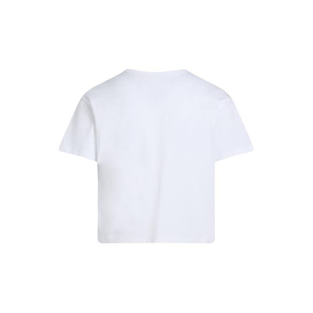 Baltā YAF - Calvin Klein Jeans - Kids' Monologo Glitter T-Shirt