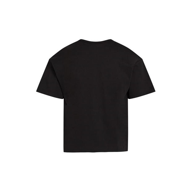 CK Melns BEH - Calvin Klein Jeans - Kids' Monologo Glitter T-Shirt