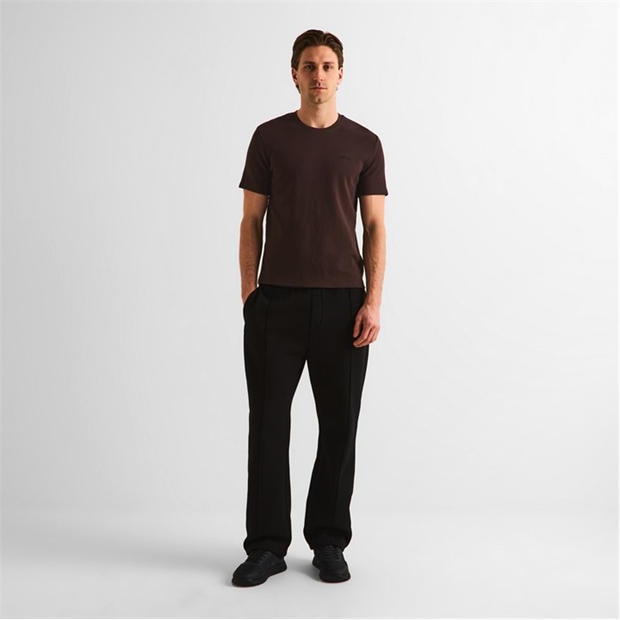 Brown 207 - Boss - Mens BOSS Bodywear Waffle T-Shirt with Structured Design
