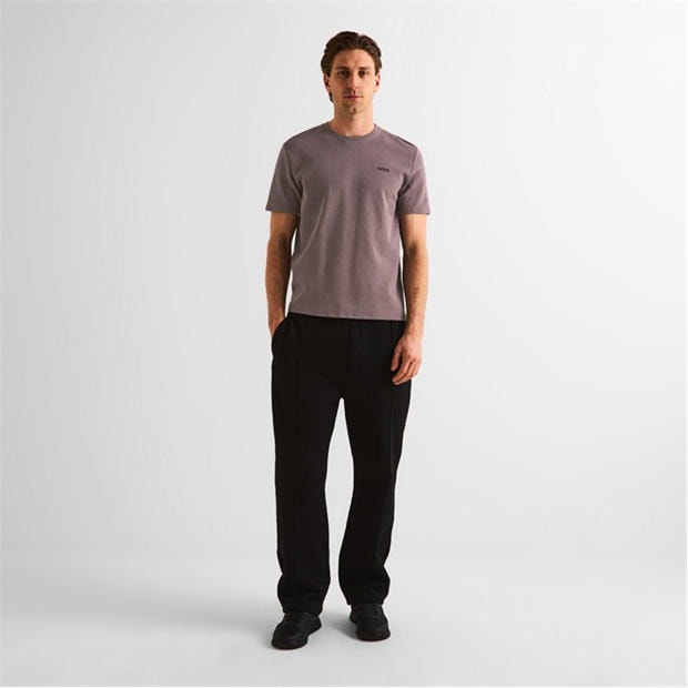 Mushroom 511 - Boss - Mens BOSS Bodywear Waffle T-Shirt with Structured Design
