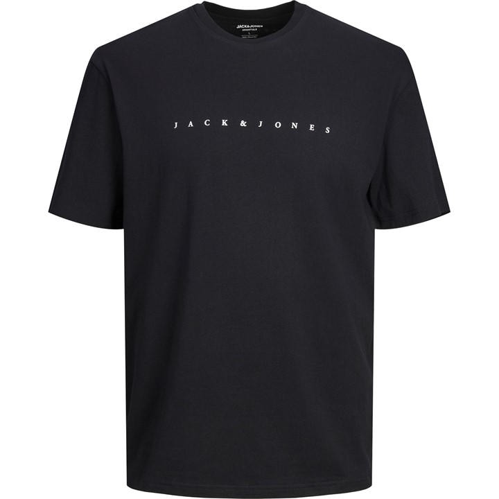 Jack & Jones Black T-Shirt Large Size Star - Image 3