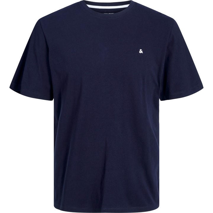 Jack And Jones Men's Blue Jack+ Paulos T-Shirt Plus Size in Size XXXXXL, Sports Direct