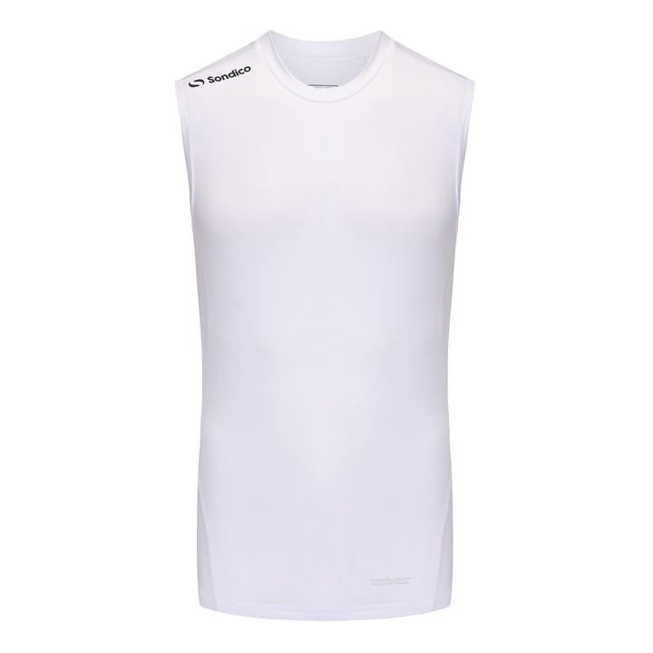 Sondico Men's White Base Crew Vest in Size XS, Sports Direct