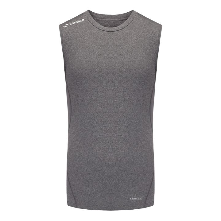 Sondico Men's Grey Base Crew Vest in Size XS, Sports Direct