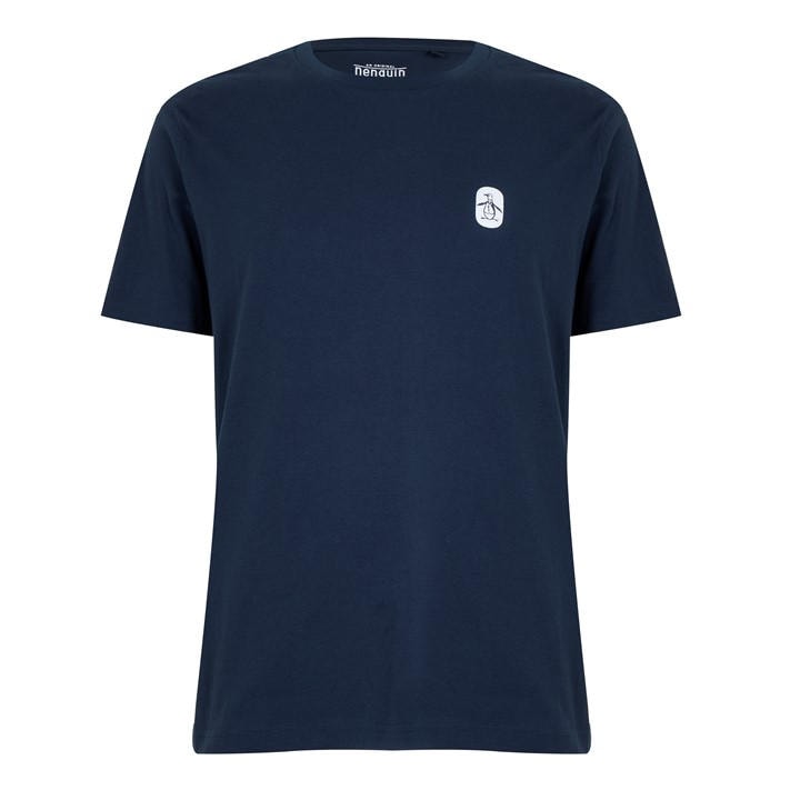 Original Penguin Men' Blue Basic T-Shirt in Size S, Sports Direct