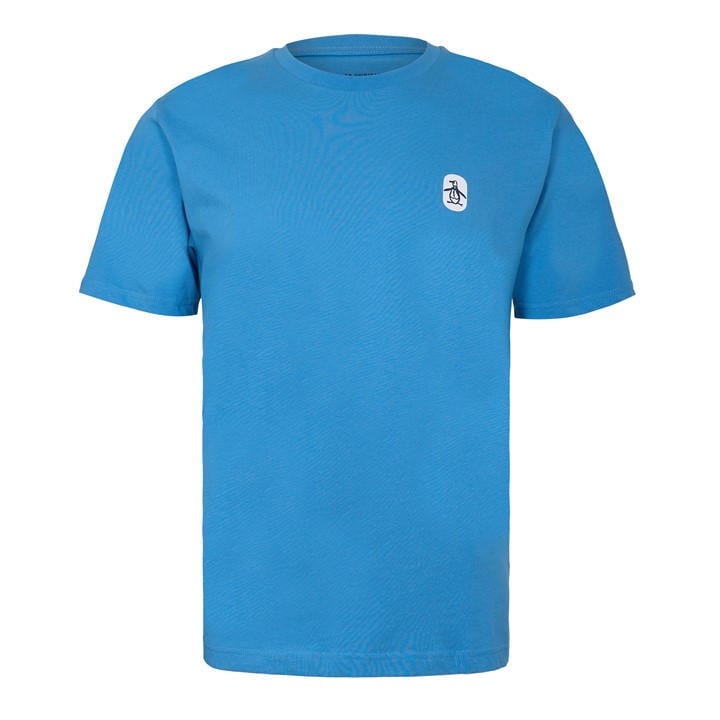 Original Penguin Men' Blue Basic T-Shirt in Size S, Sports Direct