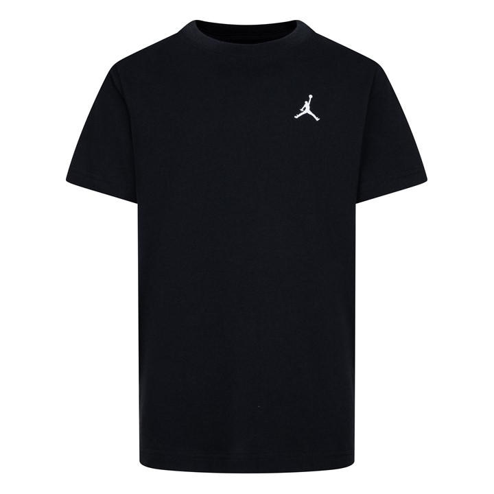 Air Jordan Boys Black Jm T Shirt  in Size 7 - 8 Years, Sports Direct