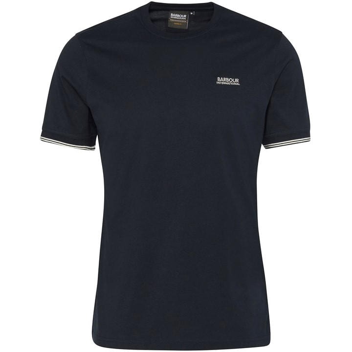 International  Men's  Philip Tipped T-Shirt, Football by Barbour  in Size 2XL, Sports Direct