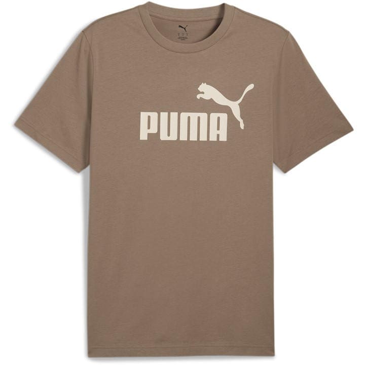 Puma Men's Brown Qt Tee Large