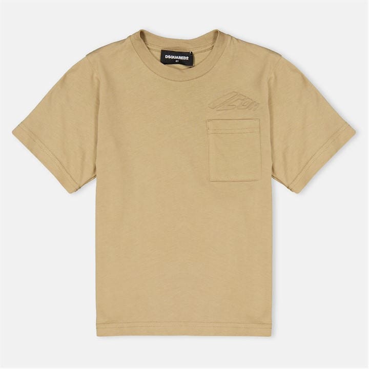 Dsquared2 Boys Beige Icon New Generation T-Shirt  in Size 9 - 10 Years, Sports Direct