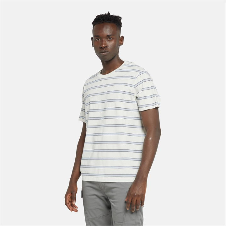 Levis Men's Grey Striped Regular Fit T-Shirt in Size M, Sports Direct