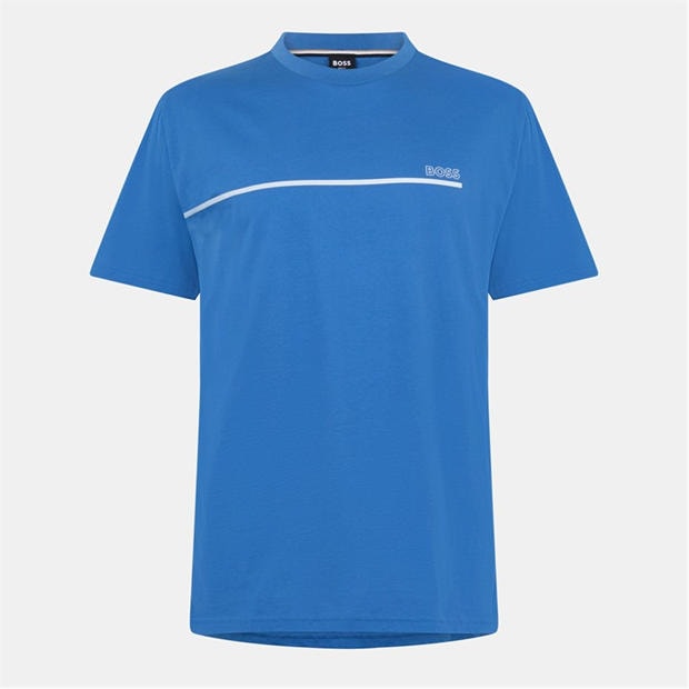 Royal Blue 490 - Boss - Mens BOSS Bodywear Short Sleeve Soft T-Shirt (Stormfish)