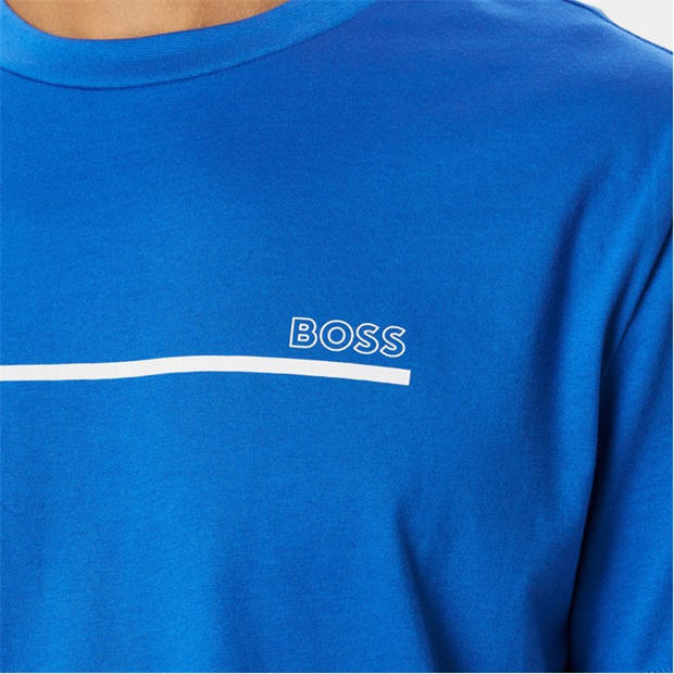 Royal Blue 490 - Boss - Mens BOSS Bodywear Short Sleeve Soft T-Shirt (Stormfish)