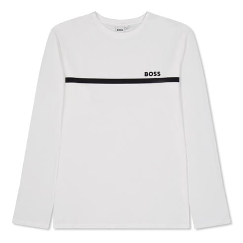 Boss - Kids Long-sleeve Small Logo T-Shirt