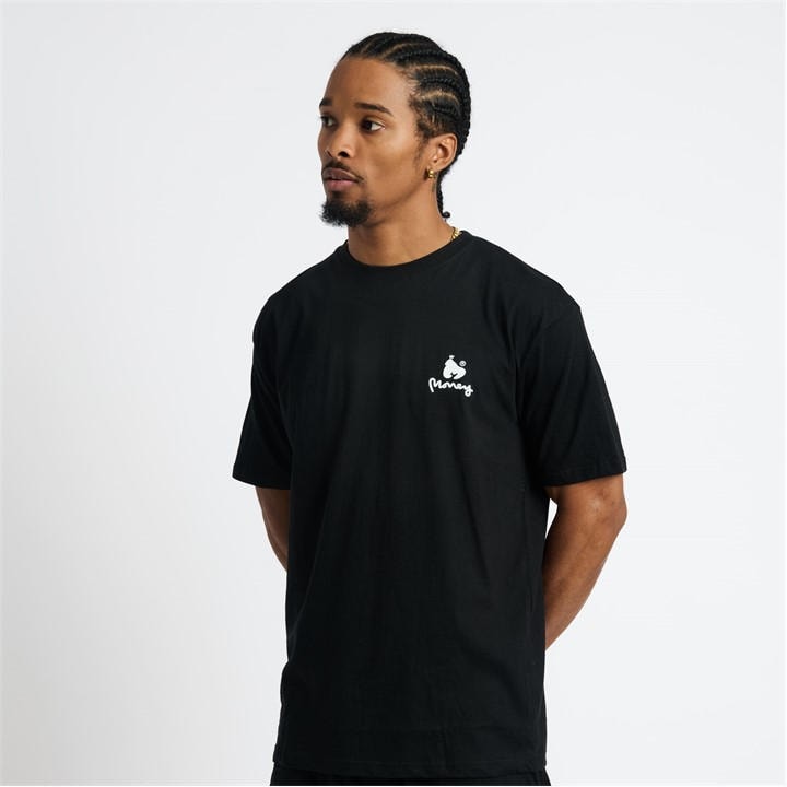 Money Men's Black Lounger Ape Tee in Size M, Sports Direct