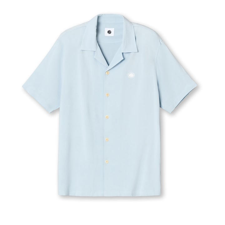 Pretty Green Men' Blue Plain Short-Sleeve Regular Fit T-Shirt in Size S, Sports Direct