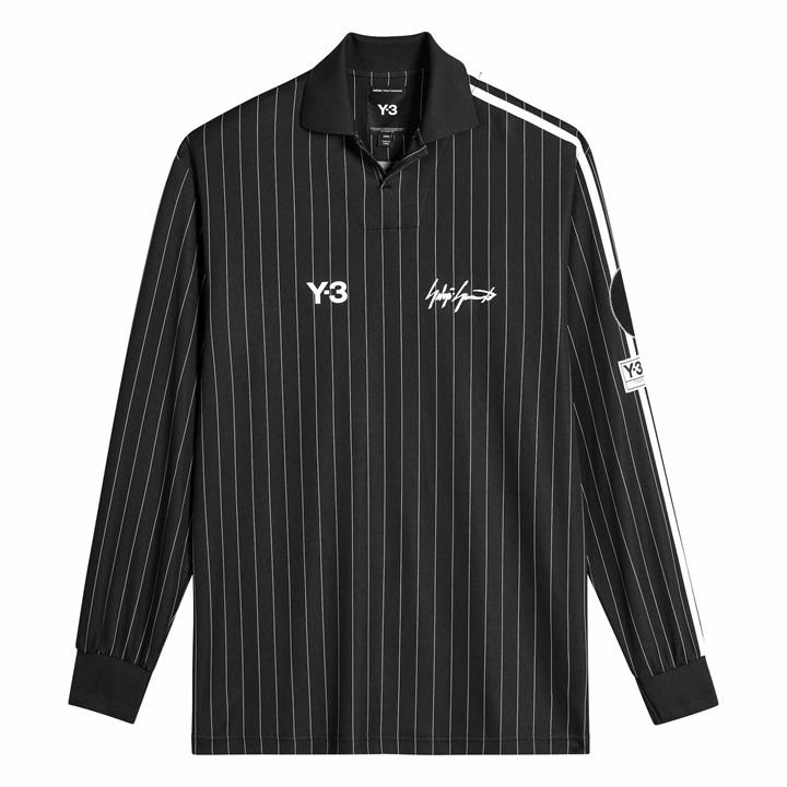 Y3 Men's Black Elite 5 Long Sleeve Shirt in Size L, Sports Direct