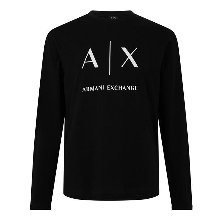 Armani Exchange Men's Black T-Shirt in Size XL, Sports Direct