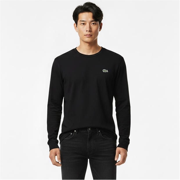 Black 031 - Lacoste - Men's Long Sleeve T-Shirt