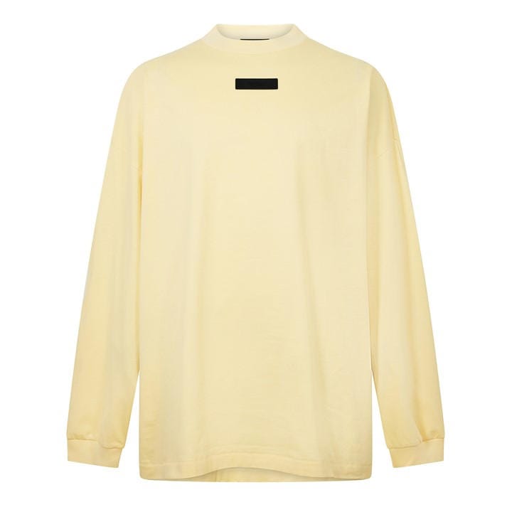 Fear Of God Essentials Men's Yellow Long Sleeve T-Shirt in Size XL, Sports Direct