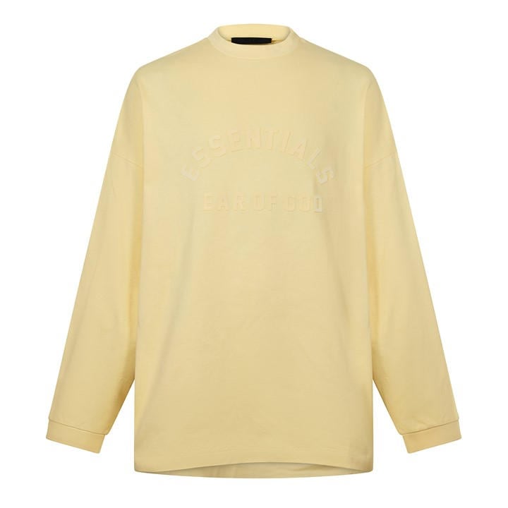 Fear Of God Essentials Men's Yellow Long Sleeve T-Shirt in Size XS, Sports Direct