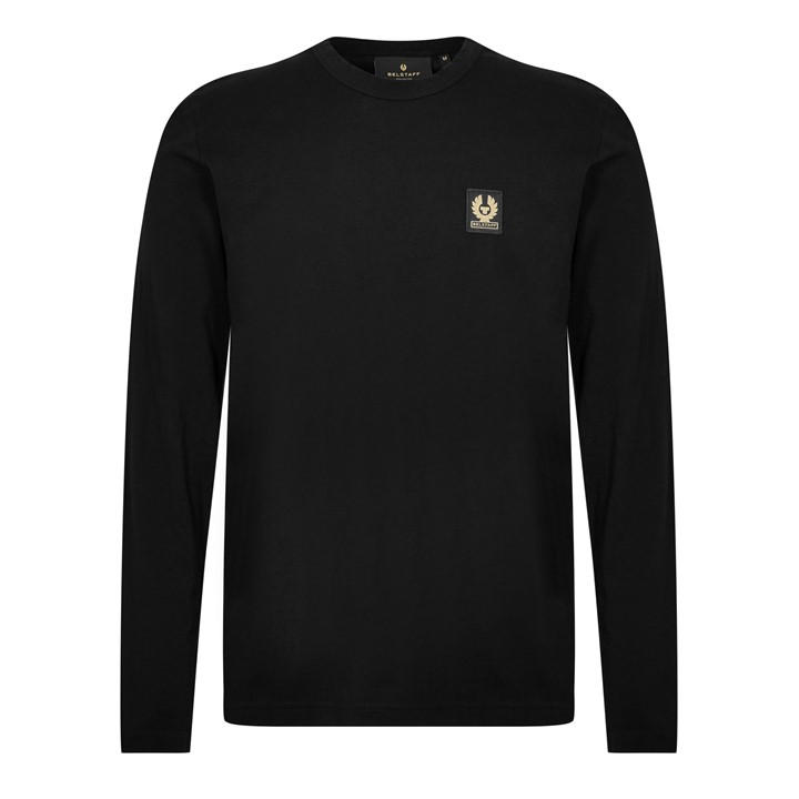 Belstaff Men' Black Phoenix Patch T-Shirt in Size S, Sports Direct