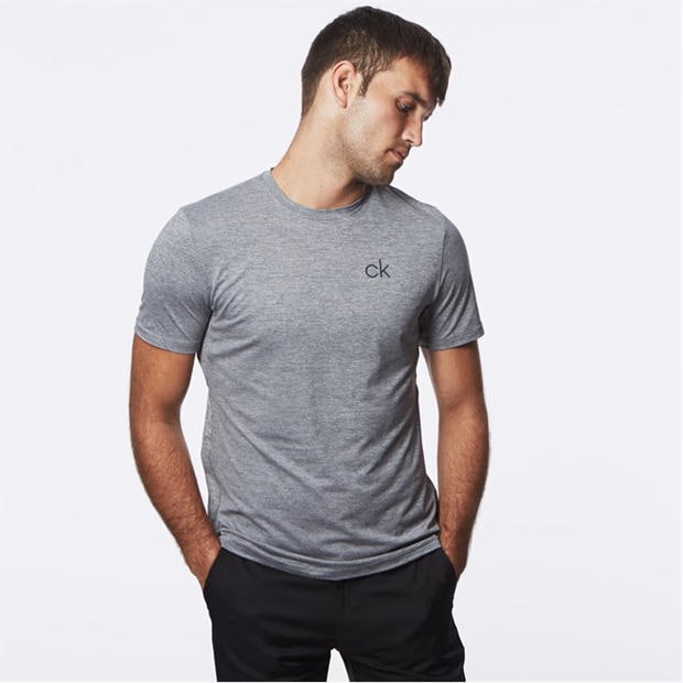Silver - Calvin Klein Golf - Newport Tee Mens