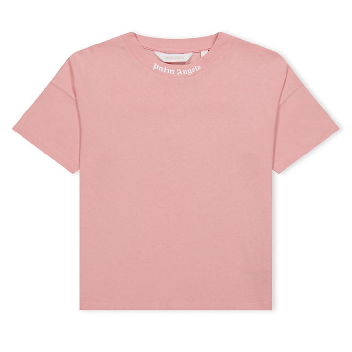 Palm Angels  Kids Pink 's Classic T Shirt, Sports Direct