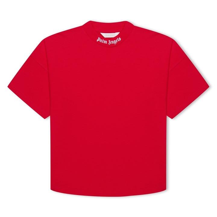 Palm Angels  Kids Red 's Classic T Shirt, Sports Direct