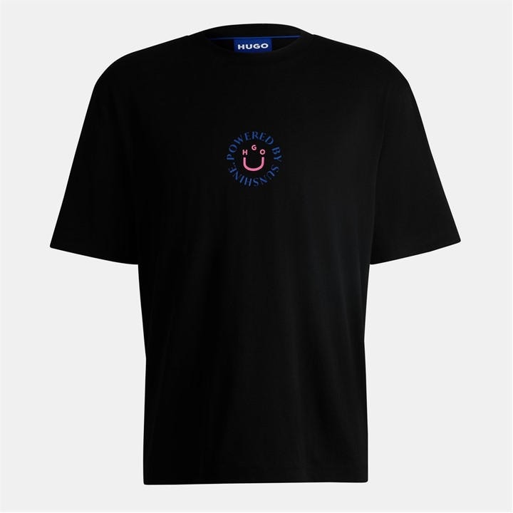 Hugo Men's Black Napoka 01 Regular Fit T-Shirt in Size M, Sports Direct