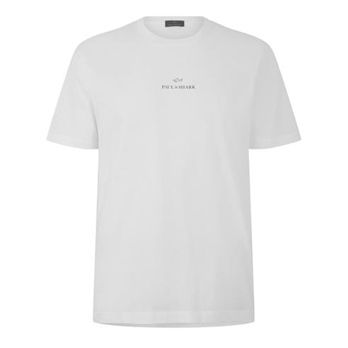 PAUL AND SHARK - Men's Cotton Crew-Neck Short-Sleeve T-Shirt