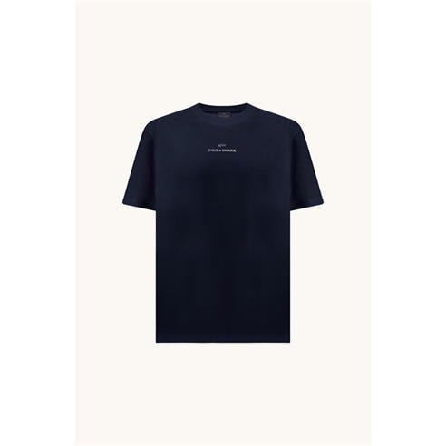 PAUL AND SHARK - Men's Cotton Crew-Neck Short-Sleeve T-Shirt