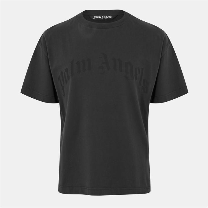 Palm Angels Men's Black Oversized T-Shirt in Size L, Sports Direct