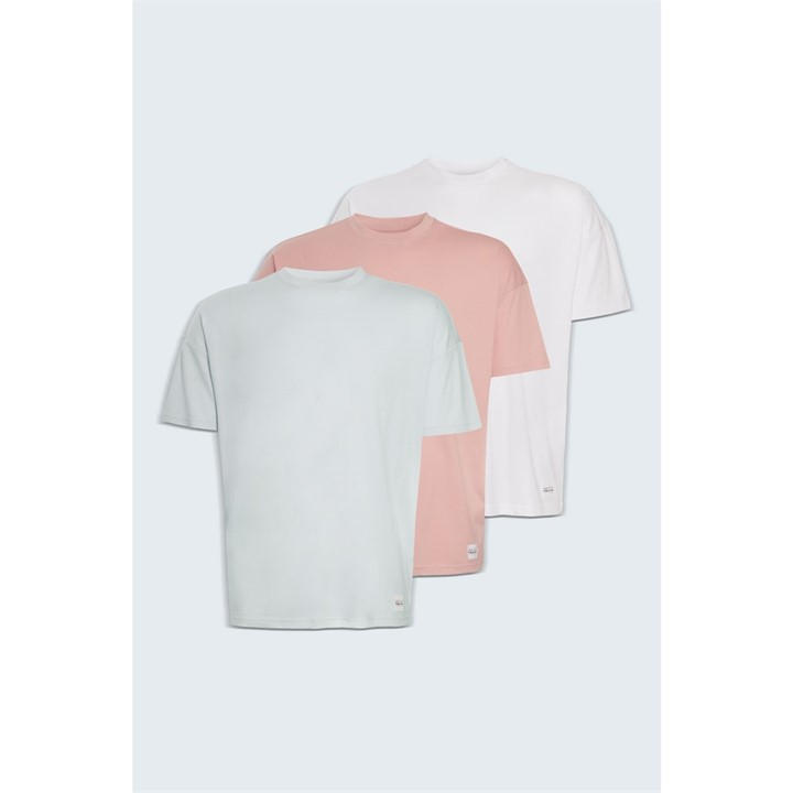 Native Youth Men'  -Pack Oversized T-Shirt in Size S, Sports Direct
