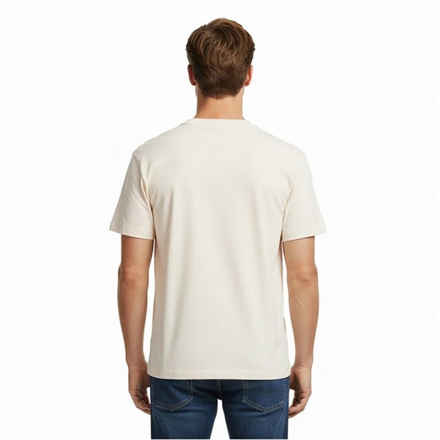 Cream White 119 - Gant - Men's Oversized T-Shirt