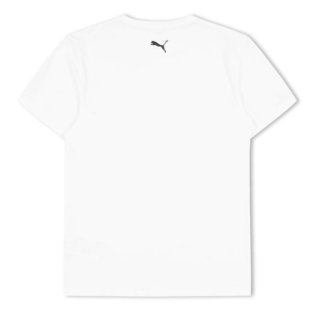 Puma White - Puma - Unisex Kids' Blank Base Boy T-Shirt