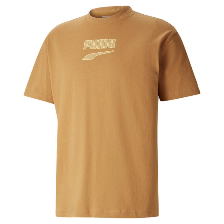 Puma Men' Brown Dt Logo T Shirt in Size S, Sports Direct