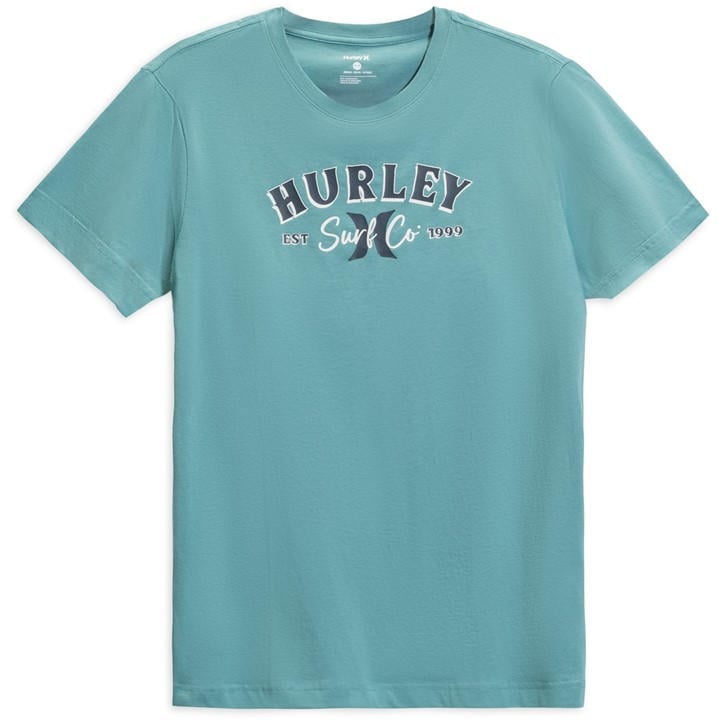 Hurley Men' Green Graphic T-Shirt in Size S, Sports Direct