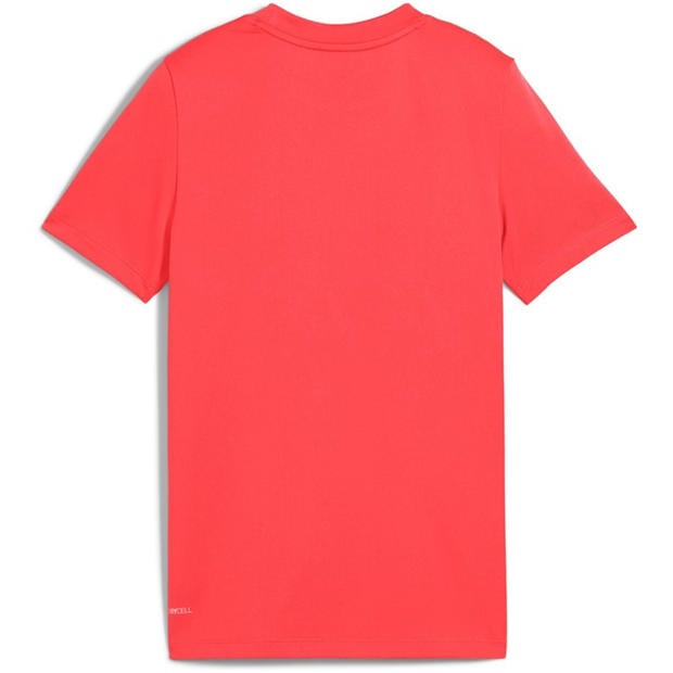 GlowingRed-W - Puma - Unisex Kids' Tad Essentials T-Shirt