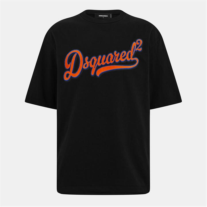 Dsquared2 Men' Black Oversized T-Shirt in Size S, Sports Direct