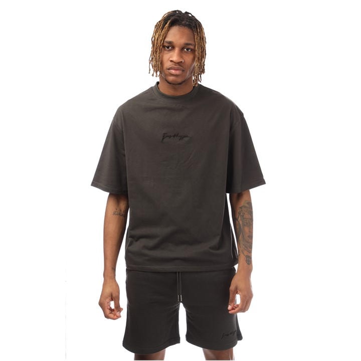 Hype  Black  Oversized T-Shirt in Size XS, Sports Direct