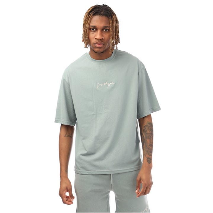 Hype  Green  Oversized T-Shirt in Size XS, Sports Direct