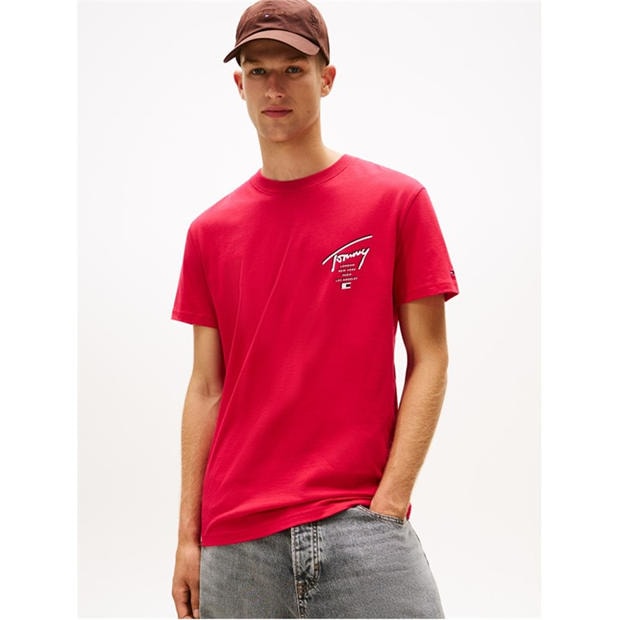 Bohemian Rose - Tommy Jeans - Back Flag Logo T-Shirt