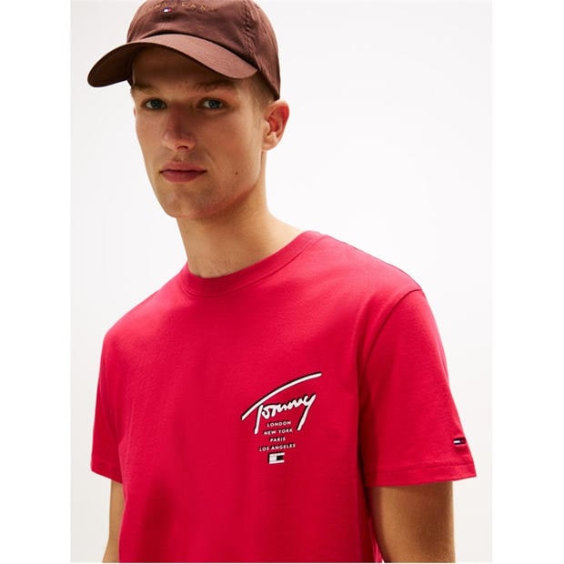 Bohemian Rose - Tommy Jeans - Back Flag Logo T-Shirt