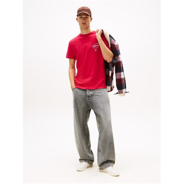 Bohemian Rose - Tommy Jeans - Back Flag Logo T-Shirt