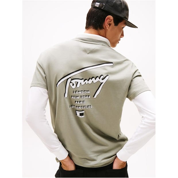 Сейдж Сиг - Tommy Jeans - Back Flag Logo T-Shirt